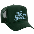 Yes, Sea. ™ Trucker Hat Dark Green